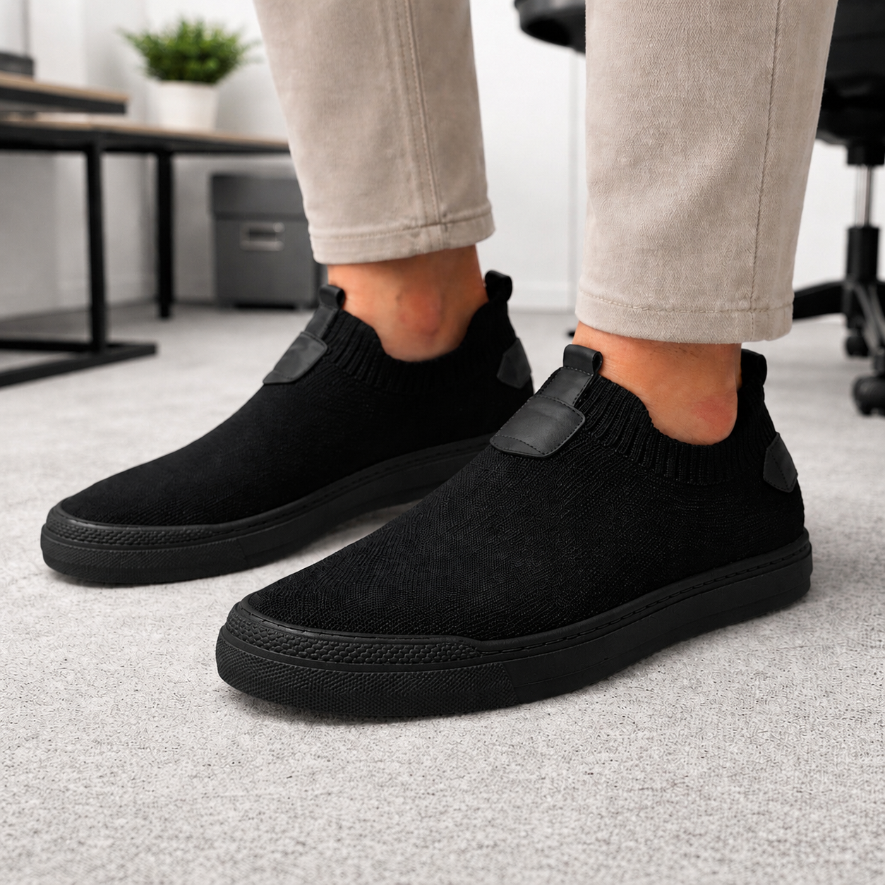 4224 İNCE TABAN TRİKO SNEAKERS