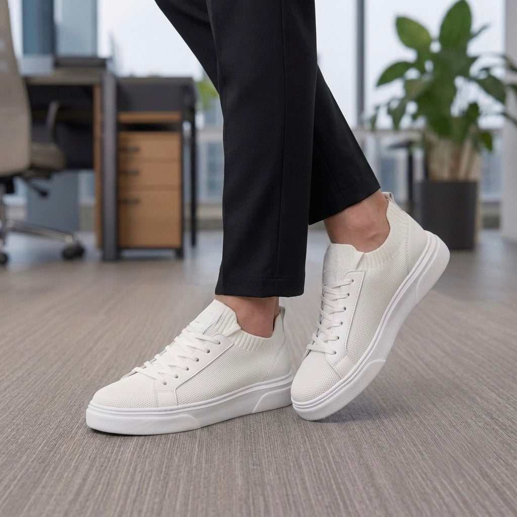 ÖZEL OLARAK ÜRETİM YAPTIĞIMIZ %100 GERÇEK EVA TABAN TRİKO SNEAKERS