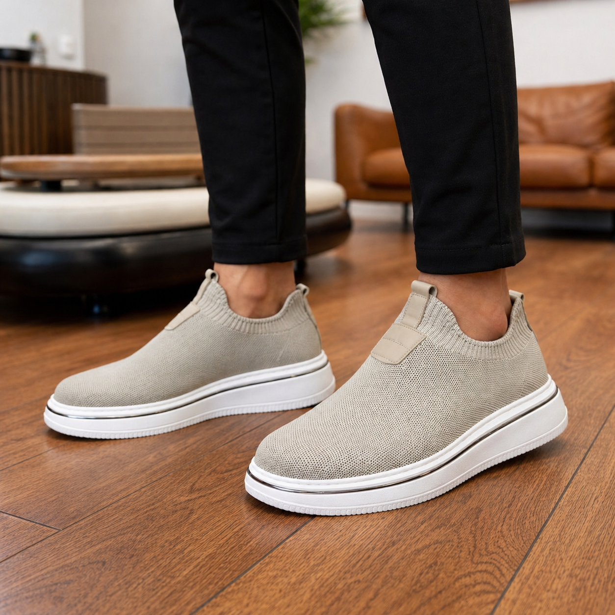 TAMAMEN EL İŞÇLİĞİ İLE %100 GERÇEK TRİKO SNEAKERS