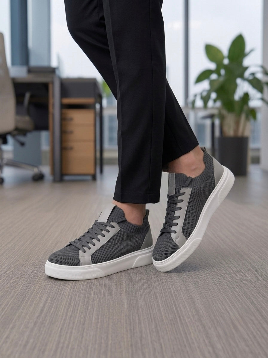 ÖZEL OLARAK ÜRETİM YAPTIĞIMIZ %100 GERÇEK EVA TABAN TRİKO SNEAKERS