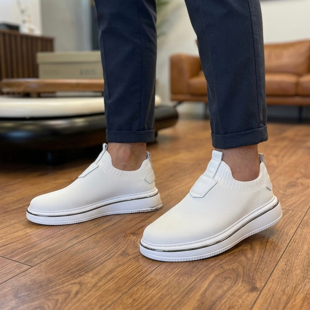 TAMAMEN EL İŞÇLİĞİ İLE %100 GERÇEK TRİKO SNEAKERS