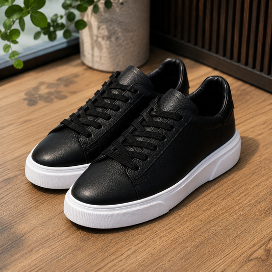 YENİ SNEAKERS / İÇİ DIŞI FULL HAKİKİ DERİ EL İŞÇİLİĞİ ORİJİNAL SARARMAZ EVA TABAN